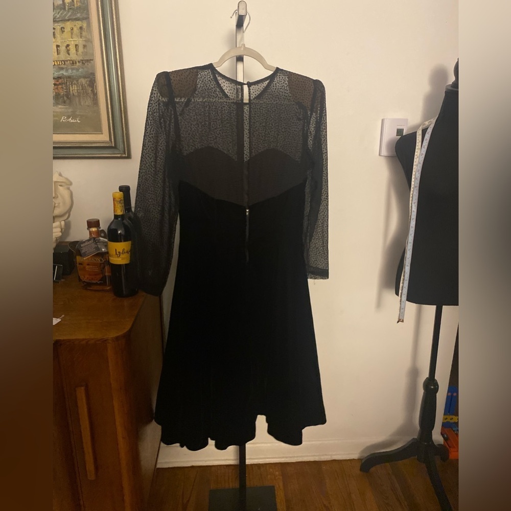 Karen Lucas for Niki size 12 Vintage Dress Wednesday Adams vibes. - Picture 3 of 7